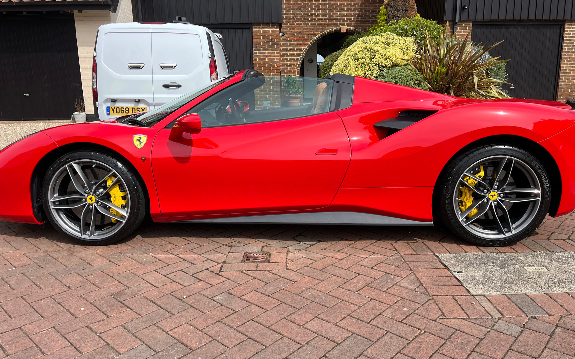 Freshly detailed vehicle with mirror finish